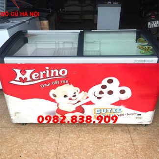 tủ kem merino wall 420l mặt kính nhập khẩu malaysia