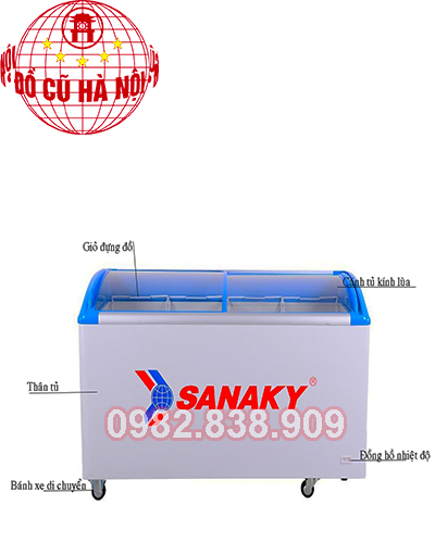 tính năng chi tiết của tủ đông Sanaky VH 682K