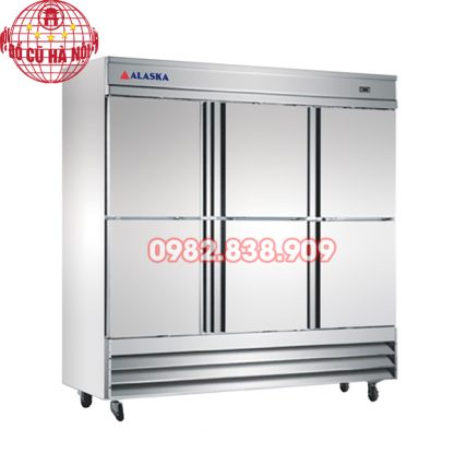 tủ mát inox alaska f6c 6 cánh