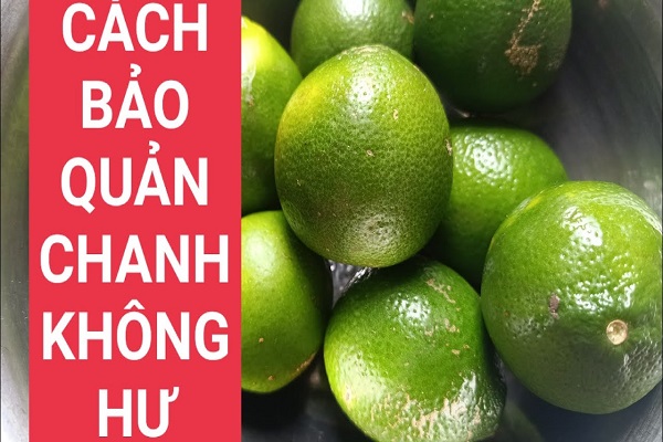 Cách Bảo Quản Chanh Tươi-0