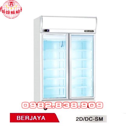 Tủ Mát 2 Cánh Kính Berjaya 2D/DC-SM-2