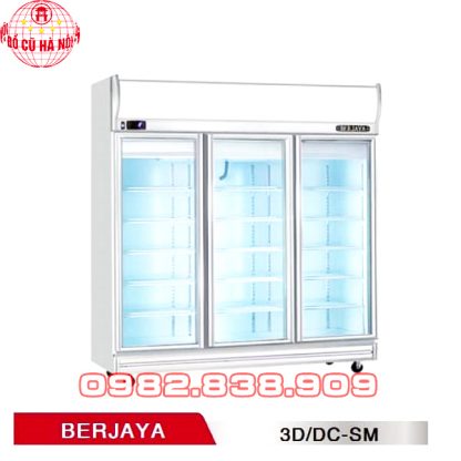 Tủ Mát 3 Cánh Kính Berjaya 3D/DC-SM-2