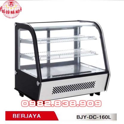 Tủ Mát Trưng Bày Kính Cong Berjaya BJY-DC-160L-0