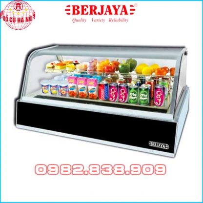 Tủ Mát Trưng Bày Kính Cong Berjaya BJY-DC-160L-1