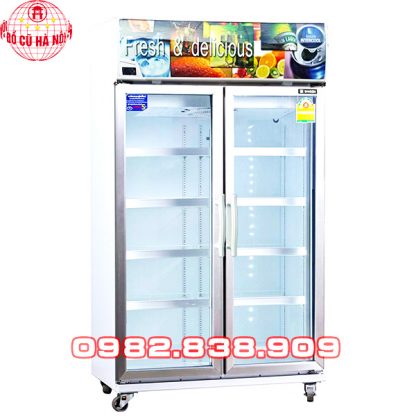 Tủ Mát Sanden Intercool SPM-1003 2 Cánh 1040L Cũ-1