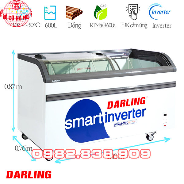 Tủ kem Darling Inverter DMF-7079ASKI-1 Cũ-2